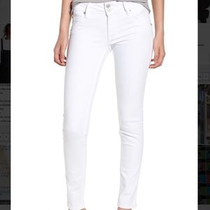 Hudson Collins White Skinny Jeans size 26